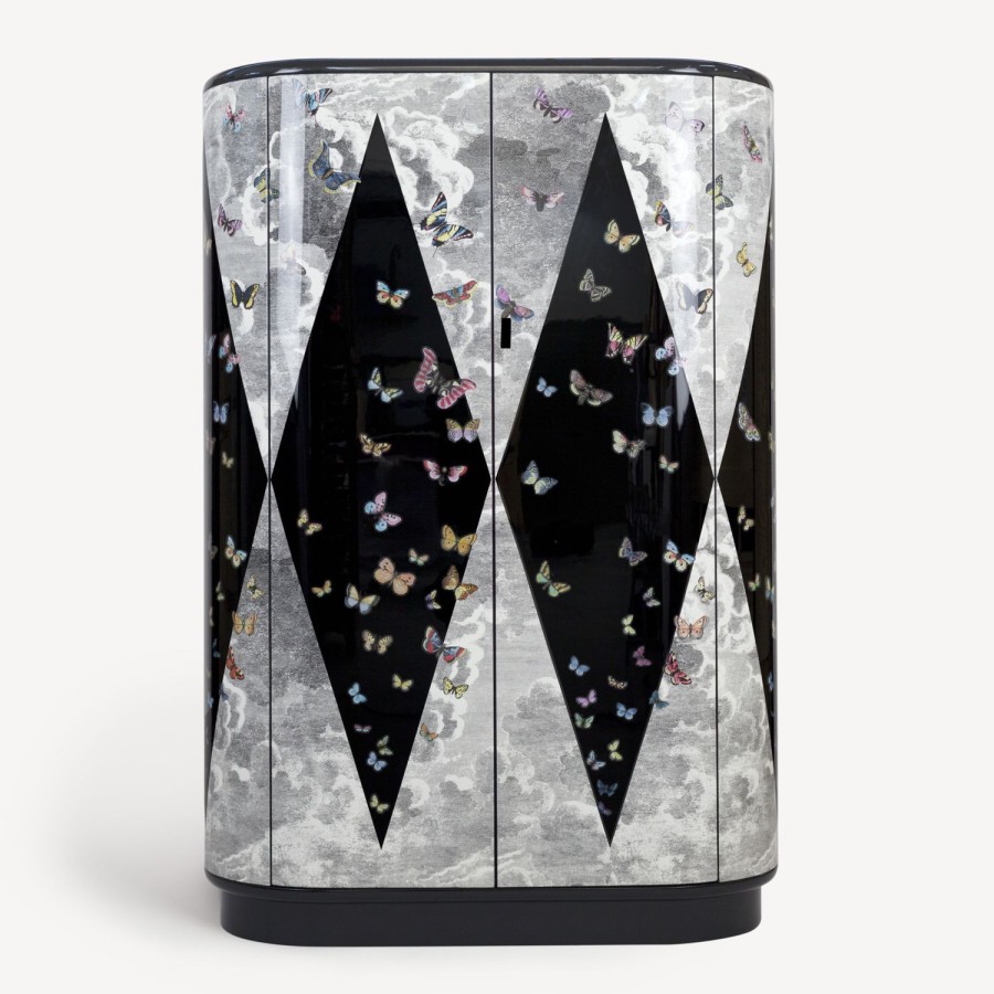 Fornasetti Mobile Curvo Volo Magico Multicolore Armadi Curvi