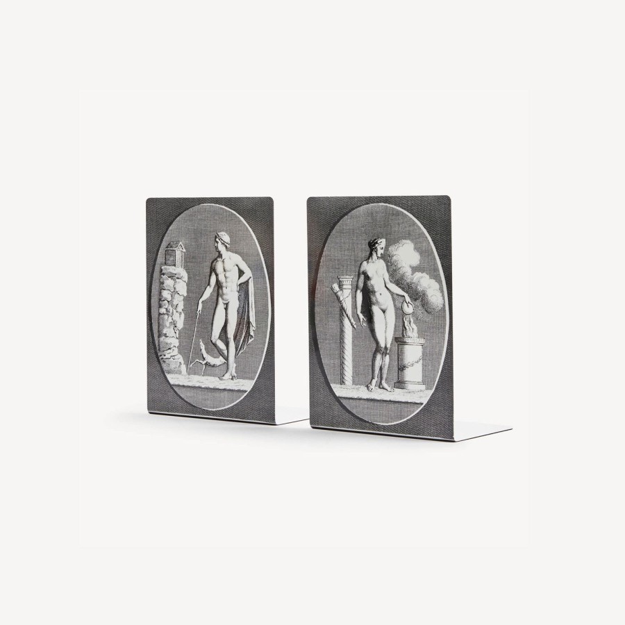 Fornasetti Fermalibri Grandi Cammei Bianco Nero Fermalibri