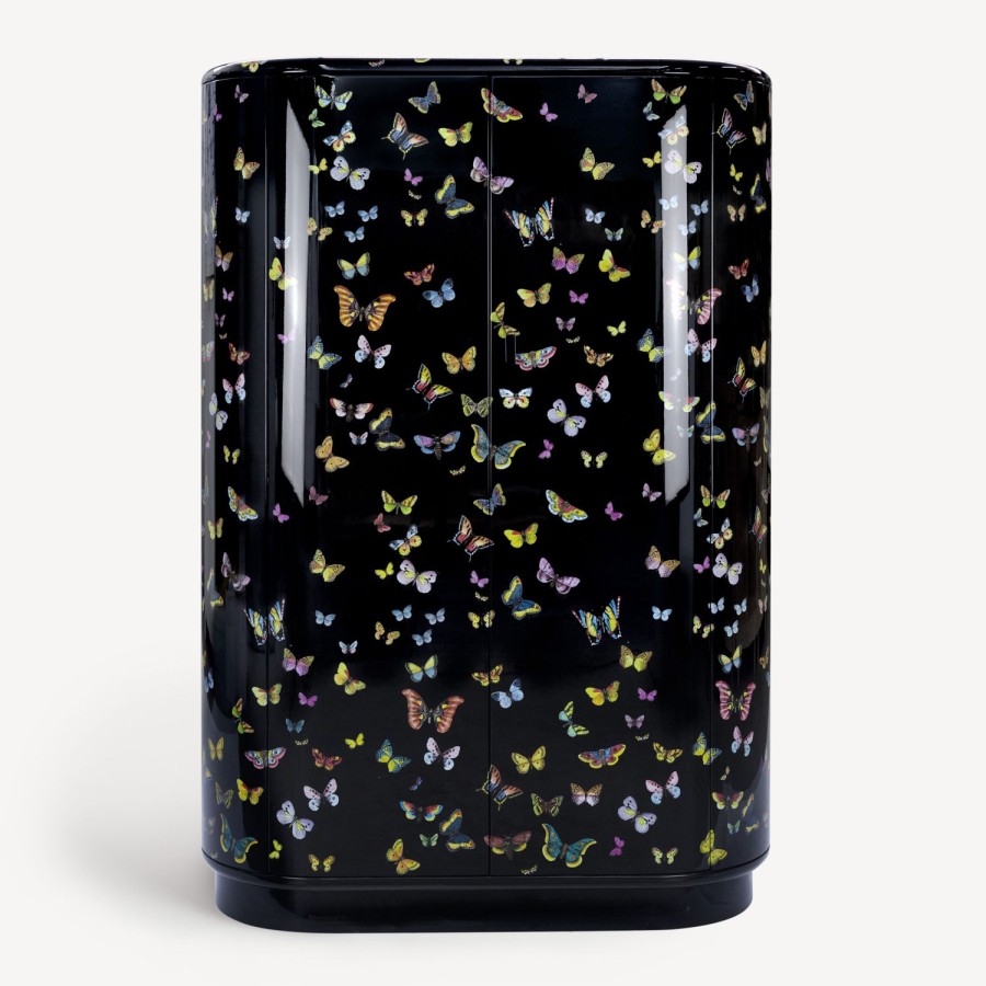 Fornasetti Mobile Curvo Farfalle Multicolore Armadi Curvi